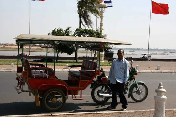 摩托车-金边，柬埔寨 — 图库照片