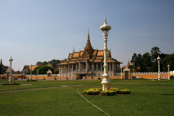 Kungliga slottet, Phnom Penh, Kambodja — Stockfoto