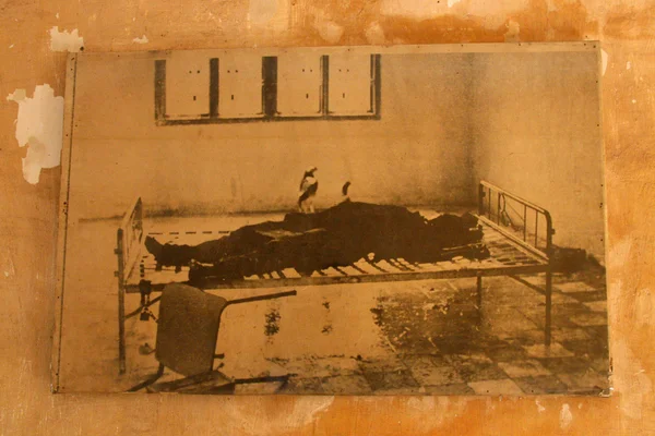 Κελί - tuol sleng Μουσείο (φυλακή s21), Πνομ Πενχ, Καμπότζη — Φωτογραφία Αρχείου
