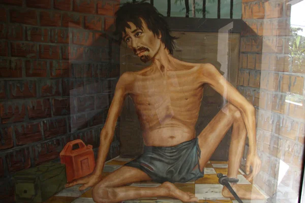 뚜 올 뚜올슬렝 박물관 (s21 교도소), 프놈펜, 캄보디아 — 스톡 사진