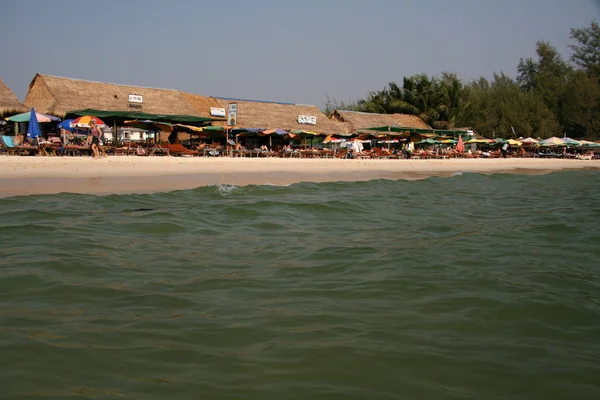 Rajska plaża - sihanoukville, Kambodża — Zdjęcie stockowe