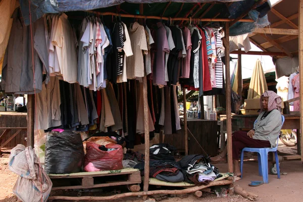 Street-marknaden - sihanoukville, Kambodja — Stockfoto
