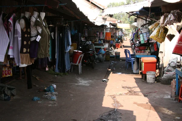 Street Market - Szanoukille, Cambodia — стоковое фото