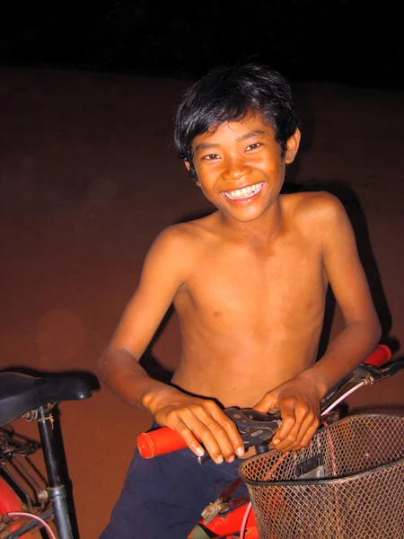 Pojke - siem reap, Kambodja — Stockfoto