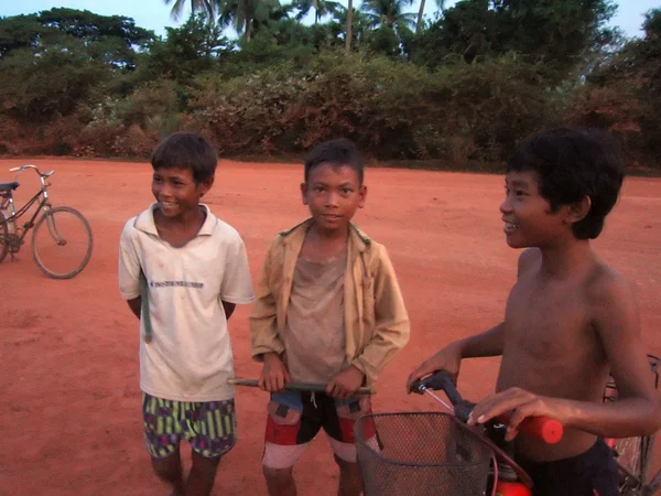 Хлопчик - Сієм Ріп, Камбоджа — стокове фото