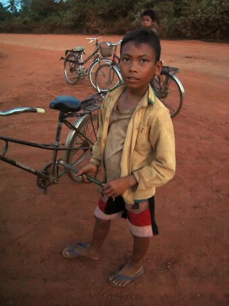 Chłopiec - siem reap, Kambodża — Zdjęcie stockowe
