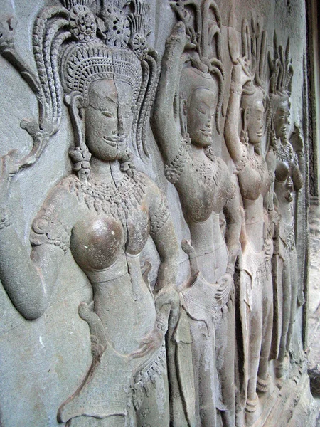 Closeup Detail - Angkor Wat, Cambodia — Stock Photo, Image