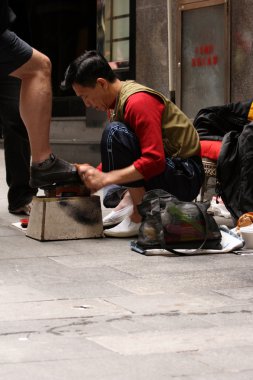 Ayakkabı Parlatıcı - hong kong şehir, Asya