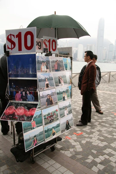 Avenue Csillagtípusok, Hong Kong — Stock Fotó