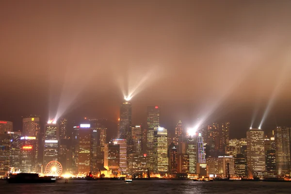 Hong Kong Skyline, Symphony of Light — Stock Photo, Image