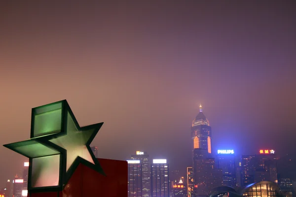 Avenue van de sterren, hong kong — Stockfoto