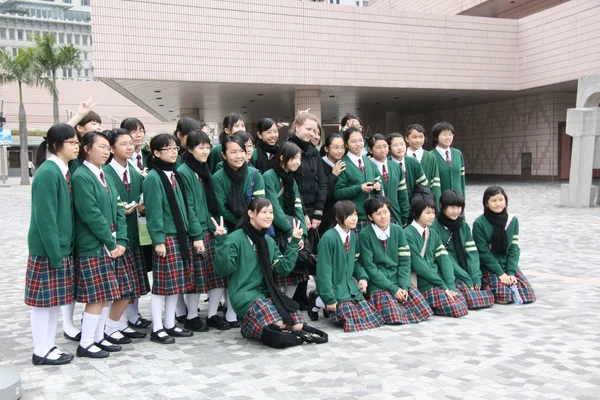 Foto da escola - Cidade de Hong Kong, Ásia — Fotografia de Stock