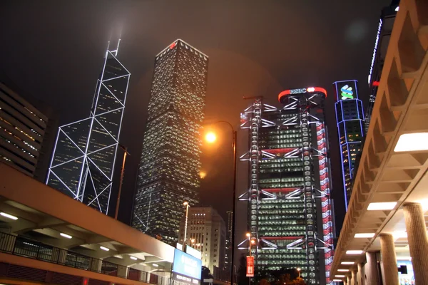 Edificio de gran altura - Ciudad de Hong Kong, Asia — Foto de Stock