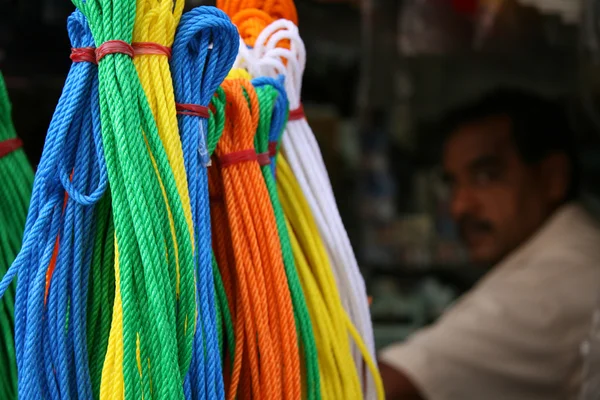 Vendeur de cordes - Singapour — Photo
