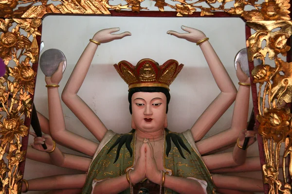Chinese god - thian hock keng tempel, singapore — Stockfoto