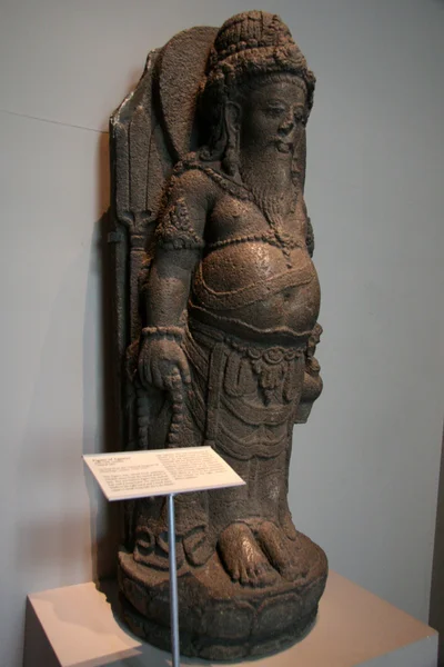 Escultura de talla antigua - Museo de la Civilización Asiática —  Fotos de Stock