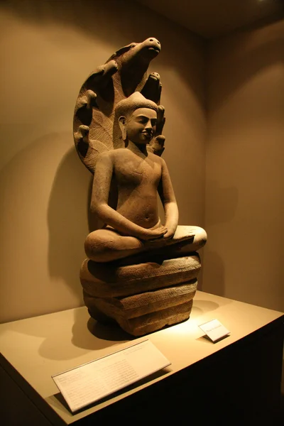Скульптура Древней резьбы - Музей азиатской цивилизации — стоковое фото