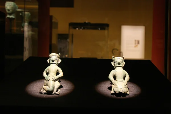古代雕刻雕塑-亚洲文明博物馆 — 图库照片