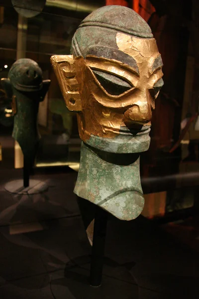 古代彫刻の彫刻 - アジア文明博物館 — ストック写真