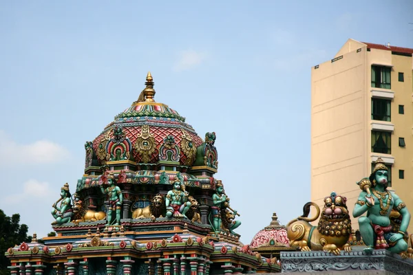 Sri srinivasa Tempel, singapore — Stockfoto