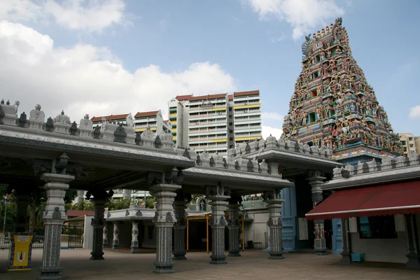 Hinduistický chrám - chrám Šrí srinivasa, Singapur — Stock fotografie