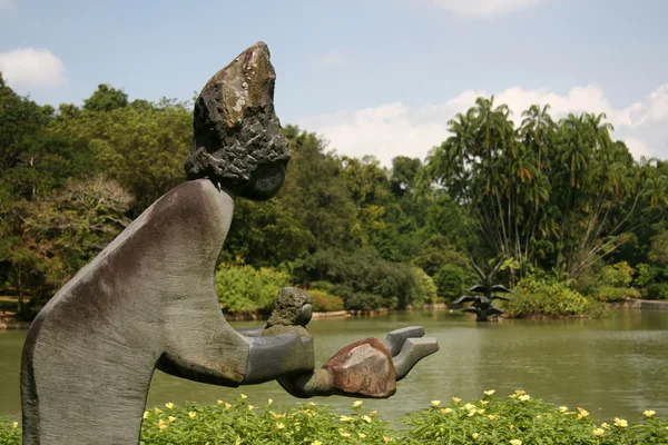 Jezero - botanické zahrady, Singapur — Stock fotografie