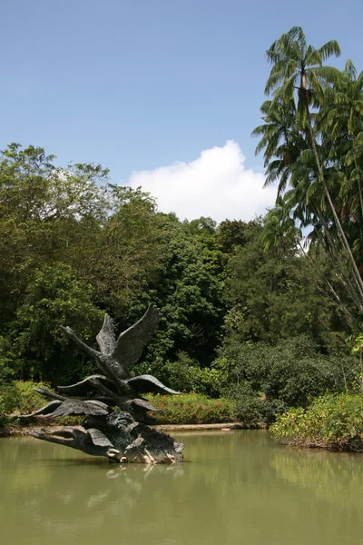 Озеро - Ботанические сады, Сингапур — стоковое фото