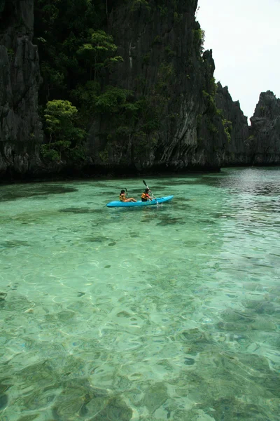 Paradise Lagoon in, Filippine — Foto Stock