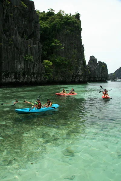 Paradise lagoon w Filipiny — Zdjęcie stockowe