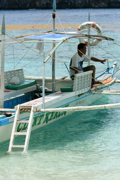 Barco tradicional, Filipinas — Foto de Stock