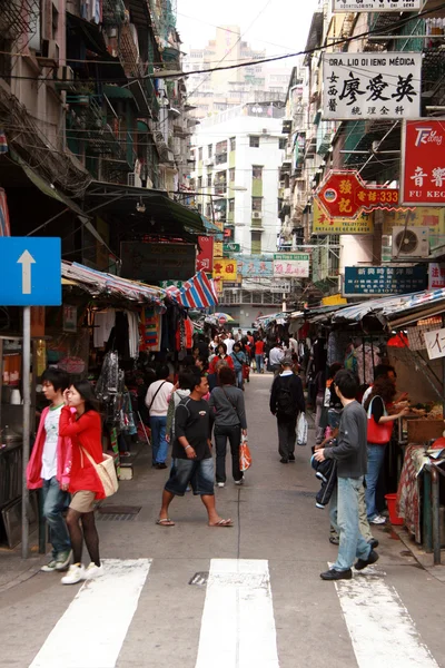 Strada trafficata - Macao — Foto Stock