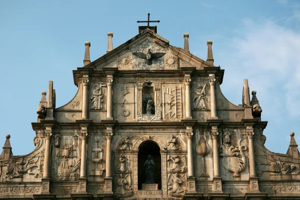 Ruins of St Paul's Cathedral, Macau — Stock Photo, Image