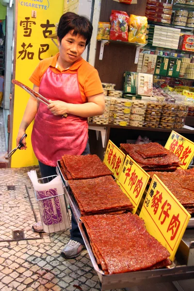 Shop Keeper - Macau — Stock Photo, Image