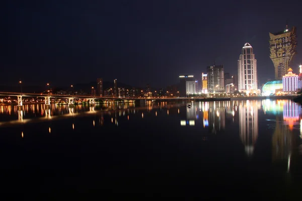 Makau w nocy — Zdjęcie stockowe