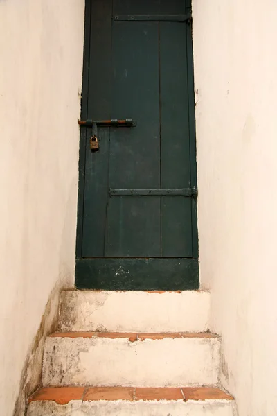 Old Door - Fortaleza de Guia, Macau — Stock Photo, Image