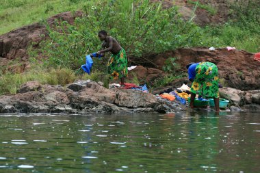 Nile River - Bujagali Falls, River in Uganda - The Pearl of Africa clipart