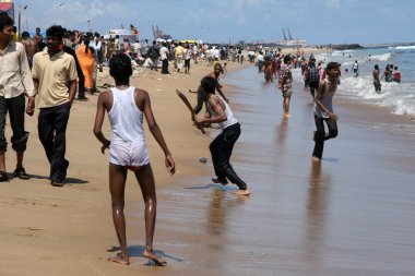 Marina beach, chennai, Hindistan