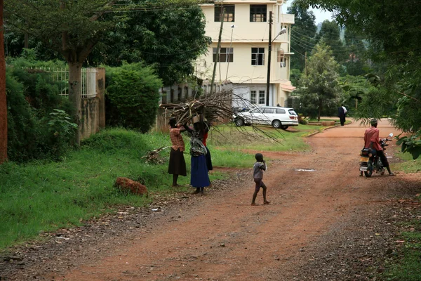 子供たちの演奏 - ウガンダ、アフリカ — ストック写真