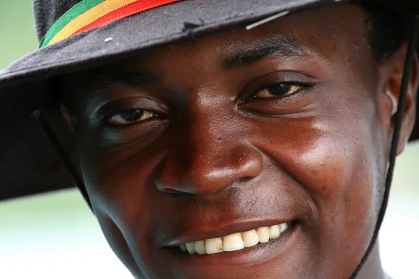 Homem sorridente - Uganda, África — Fotografia de Stock