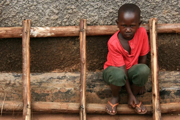 Africká dívka - uganda, Afrika — Stock fotografie