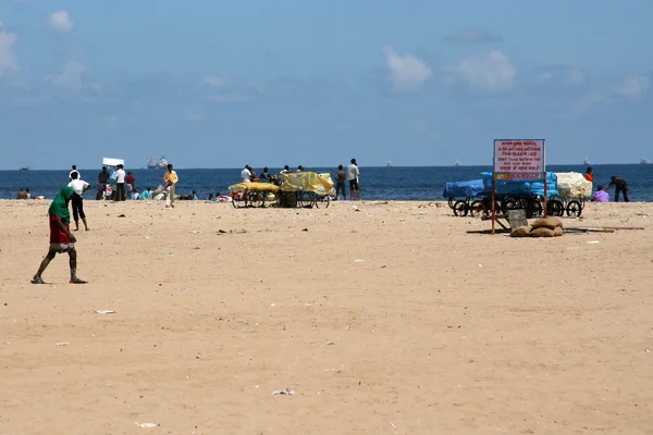 Marina beach, chennai, Hindistan — Stok fotoğraf