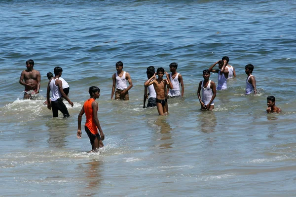 Plaży, chennai, Indie — Zdjęcie stockowe