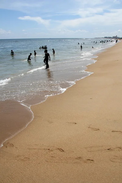 Playa Marina, chennai, india — Foto de Stock