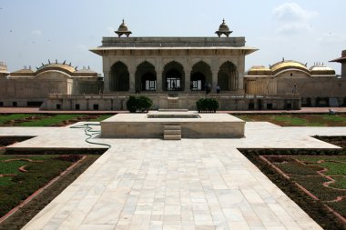 şiş mahal (cam Sarayı), agra fort, agra, Hindistan