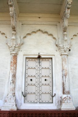 şiş mahal (cam Sarayı), agra fort, agra, Hindistan