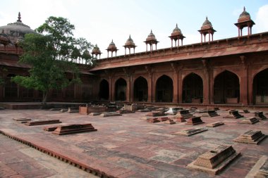 kesme taştan, mezar taşı - fatehpur sikri, agra, Hindistan