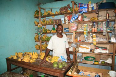 Shopkeeper, Uganda, Africa clipart