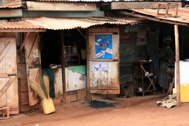 Shanty town kampala - uganda, Afrika