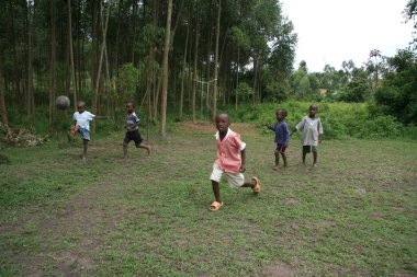 Yerel okul, uganda, Afrika