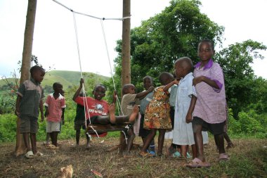 Yerel okul, uganda, Afrika